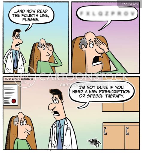 Eyes Tests Cartoons and Comics .